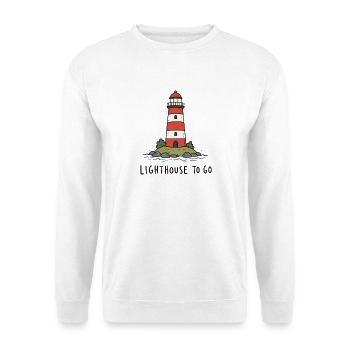 Leuchtturm Meer Küste Maritim - Unisex Pullover - Weiß - Vorne