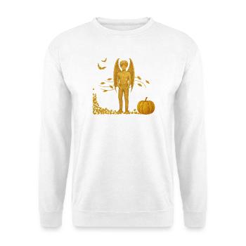 Herbst Edition: Vampir-Dämon mit Fledermäusen - Unisex Pullover - Weiß - Vorne