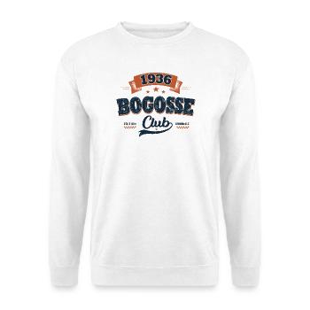 Cadeau Homme Né en 1934 – Bogosse Club - Sweat-shirt Unisexe - blanc - Devant