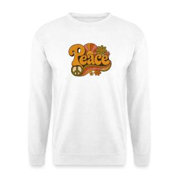 Friede - Unisex Pullover - Weiß - Vorne