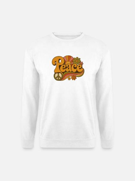 Friede - Unisex Pullover - Weiß