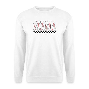 Baseball-Mama-Saison - Unisex Pullover - Weiß - Vorne