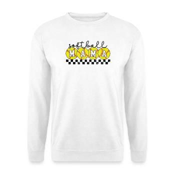Softball Mama Game Day - Unisex Sweatshirt - white - Front