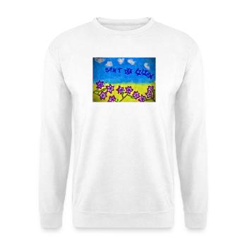 Finde Jesus von Eunice Ahiale - Unisex Pullover - Weiß - Vorne