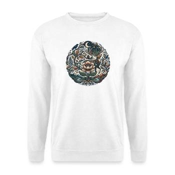 Moon Forest Blossom Trail - Unisex Sweatshirt - white - Front