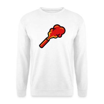 Bengal Fire Pyro Smoke Icon - Unisex Sweatshirt - white - Front