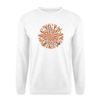 Prozent 1977 - Unisex Pullover - Weiß - Vorne - Alina (178cm) & Michal (187cm)