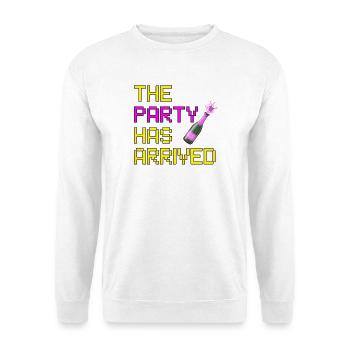 LE GROUPE EST ARRIVÉ, ON PEUT ALLER SOURIS - Sweat-shirt Unisexe - blanc - Devant