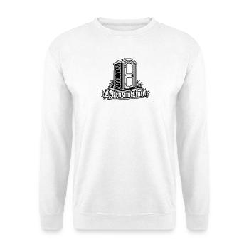 Leben am Limit - Unisex Pullover - Weiß - Vorne - Alina (178cm) & Michal (187cm)