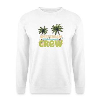 Amsterdam Crew - Unisex Pullover - Weiß - Vorne
