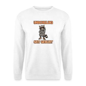 Unschuldig seit Geburt - Unisex Pullover - Weiß - Vorne