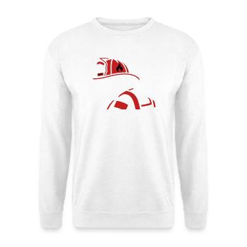 Rescue Dog Profile Graphic - Unisex Sweatshirt - white - Front