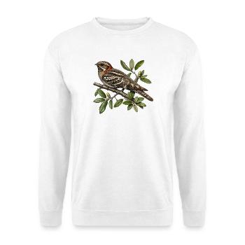 Nightjar | Caprimulgus ruficollis - Unisex Sweatshirt - white - Front