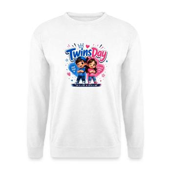 TwinsDay Gemini Vibes - Unisex Sweatshirt - white - Front