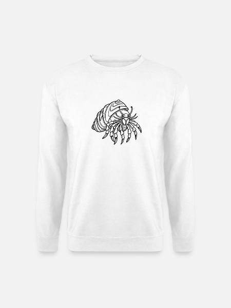 Einsiedlerkrebs - Unisex Pullover - Weiß