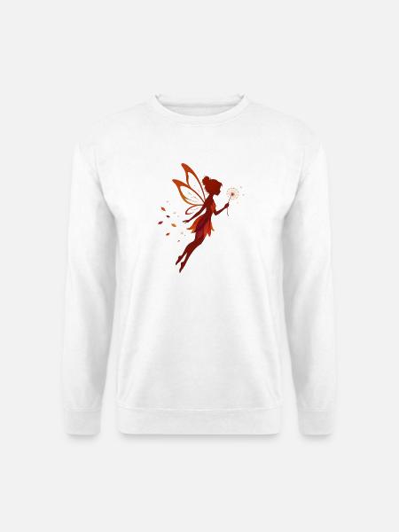 Fee Herbst Herbstfee – Wünsche & Loslassen - Unisex Pullover - Weiß