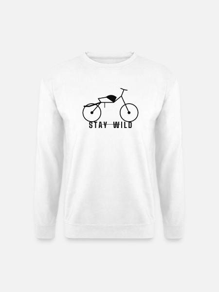 Stay Wild - Unisex Pullover - Weiß