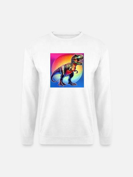 Dinosaurier - Unisex Pullover - Weiß