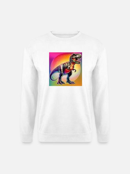 Dinosaurier - Unisex Pullover - Weiß