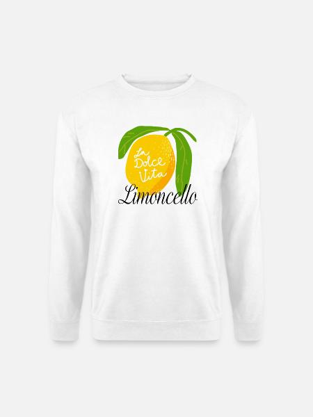 La Dolce Vita Limoncello – Italienische Zitrone - Unisex Pullover - Weiß