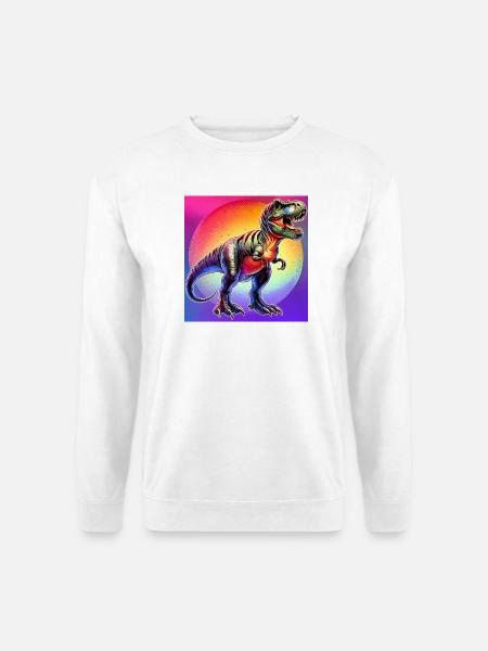 Dinosaurier - Unisex Pullover - Weiß