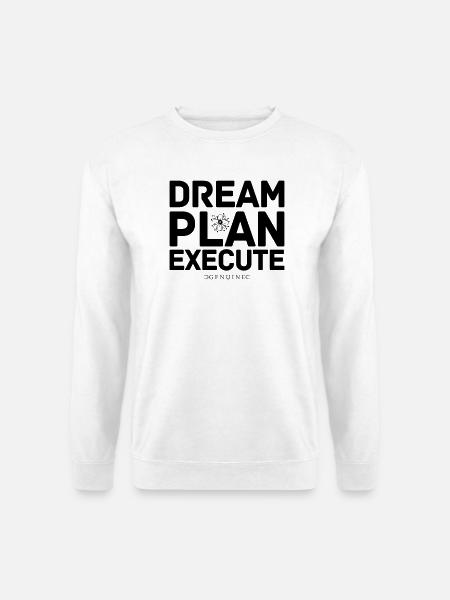 Traumplan Ausführen - Unisex Pullover - Weiß