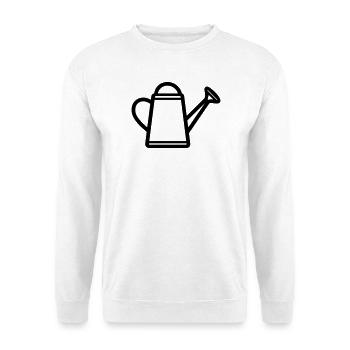 Gießkanne - Unisex Pullover - Weiß - Vorne - Alina (178cm) & Michal (187cm)