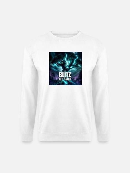 Blitz Der Natur - Unisex Pullover - Weiß