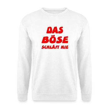 Böse - Unisex Pullover - Weiß - Vorne - Alina (178cm) & Michal (187cm)