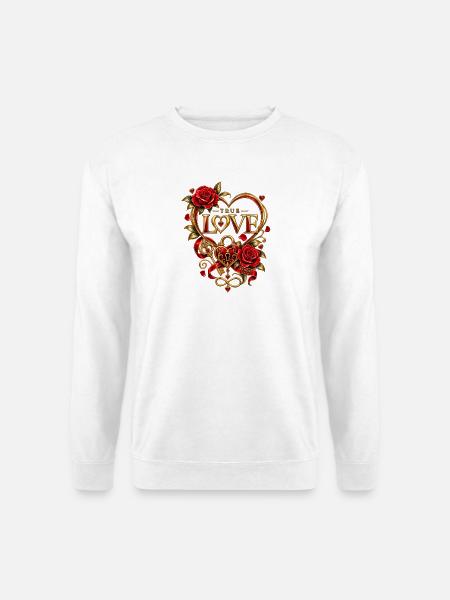 SZWENP – Love Edition - Unisex Pullover - Weiß