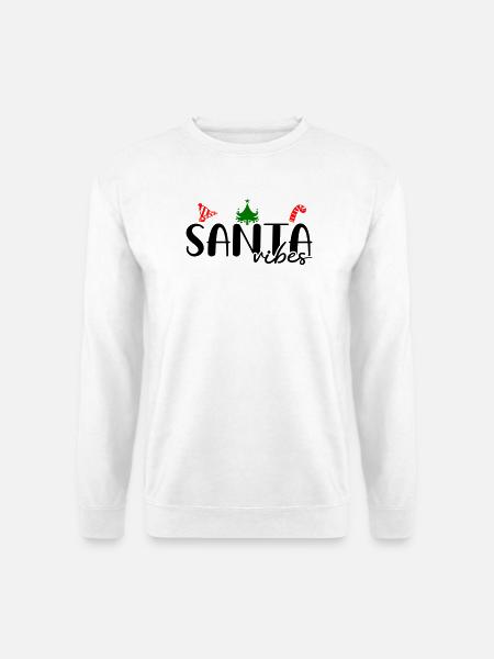 Weihnachtsbaum Zuckerstange Advent - Unisex Pullover - Weiß