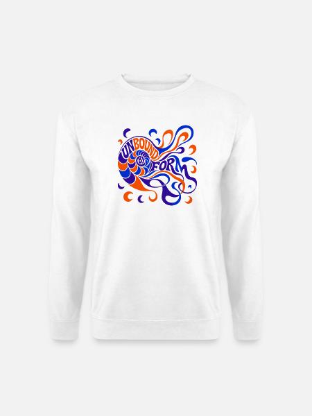 Unbound by form - Unisex Pullover - Weiß