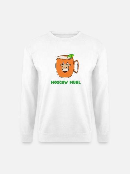 MOSCOW MUHL - Unisex Pullover - Weiß