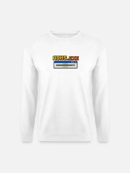 ADHS.exe - Unisex Pullover - Weiß