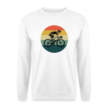 Geschenkidee für einen Roadbike mit Roadbike - Unisex Pullover - Weiß - Vorne - Alina (178cm) & Michal (187cm)