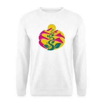 Living desert - Unisex Pullover - Weiß - Vorne - Alina (178cm) & Michal (187cm)