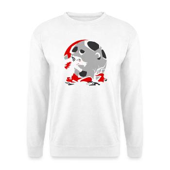 Rotkäppchen - Unisex Pullover - Weiß - Vorne - Alina (178cm) & Michal (187cm)
