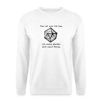 DM Tirion - Unisex Pullover - Weiß - Vorne - Alina (178cm) & Michal (187cm)