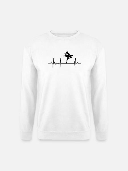 Herzschlag Ballett - Unisex Pullover - Weiß
