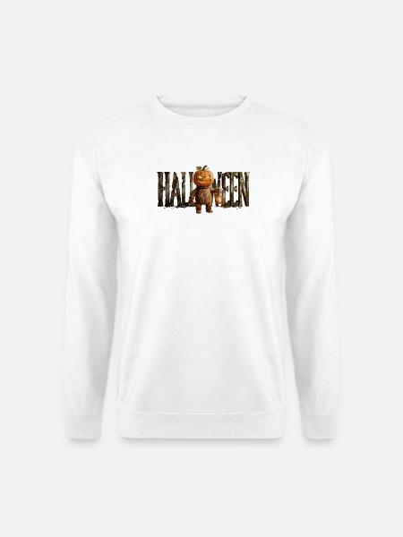 Herr Kürbis - Unisex Pullover - Weiß