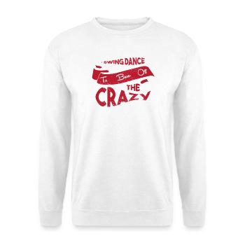 Swing Swing-Musik - Unisex Pullover - Weiß - Vorne - Alina (178cm) & Michal (187cm)