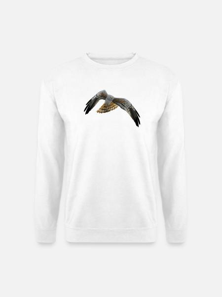 Wiesenweihe Circus Pygargus - Unisex Pullover - Weiß