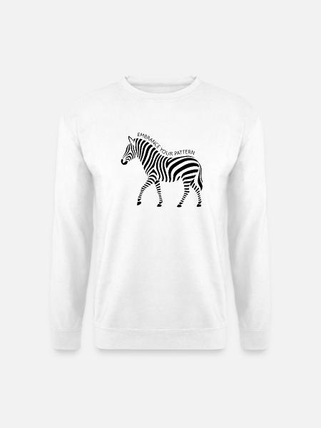 Nimm dein Muster an - Unisex Pullover - Weiß
