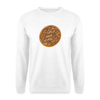 All we have is now  - Unisex Pullover - Weiß - Vorne - Alina (178cm) & Michal (187cm)