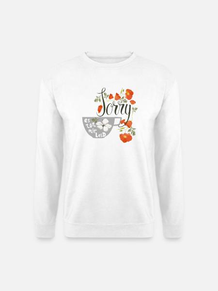 Sorry  es tut mir Leid - Unisex Pullover - Weiß