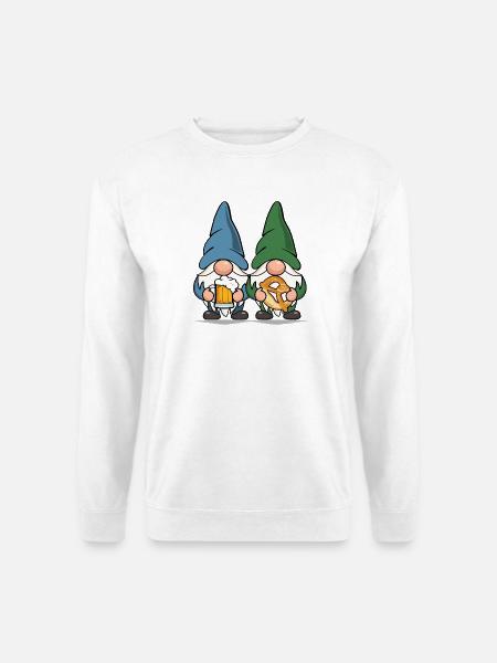Zwerge - Unisex Pullover - Weiß