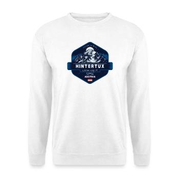 Hintertux, Zillertal Alpen, Tirol, Österreich, Vintage Ski - Unisex Pullover - Weiß - Vorne - Alina (178cm) & Michal (187cm)