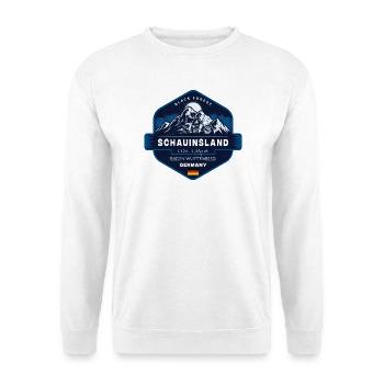 Schauinsland, Schwarzwald, Baden-Württemberg - Unisex Pullover - Weiß - Vorne - Alina (178cm) & Michal (187cm)