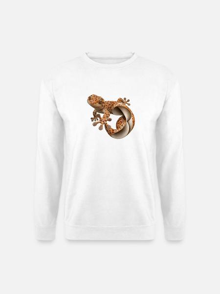 Inside Out Gecko - Unisex Pullover - Weiß