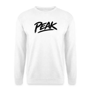Peak Trend - Unisex Pullover - Weiß - Vorne - Alina (178cm) & Michal (187cm)